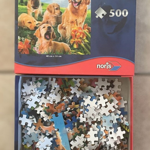3D Puzzle Dogs like new, 500 pieces