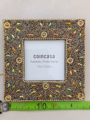 Coincasa handmade photo frame 7.5 x 7.5 cm new