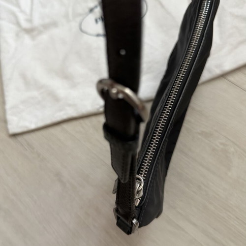 Prada vintage nylon shoulder bag, black