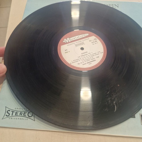 Frédéric Chopin Les Polonaises Volume 1 LP used, piano by Grant Johannesen