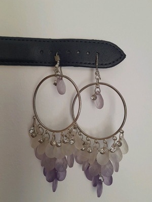 Silver earrings like new