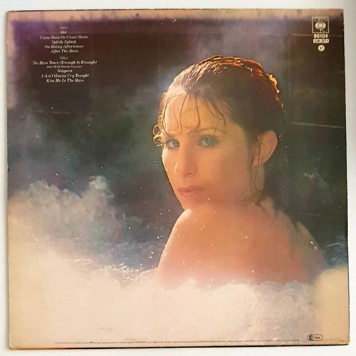 Barbra Streisand Wet vinyl record used, Dutch pressing 1979