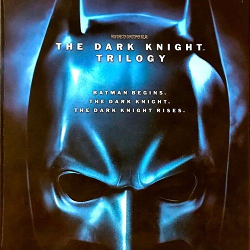 The Dark Knight Trilogy Blu-Ray used with art and making-of book