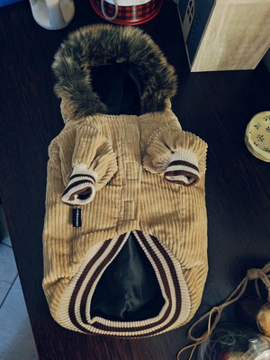 Corduroy Doggy Dolly jacket new for small dogs
