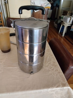 Stainless steel thermal food container INOX new
