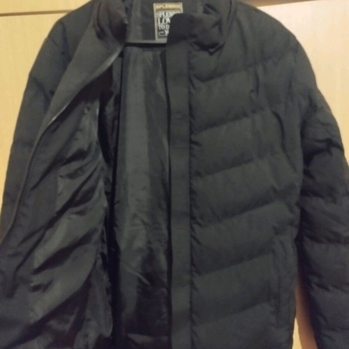 Splendid puffer jacket with hood like new, black, size M
