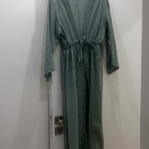 Celestino long kimono like new, multicolored green
