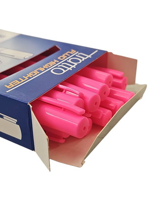 Pink highlighters new, pack of 12