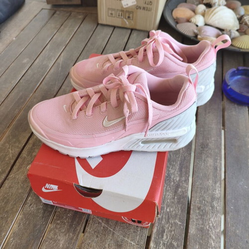 Nike Air Max sneakers, pink and white, size 36.5