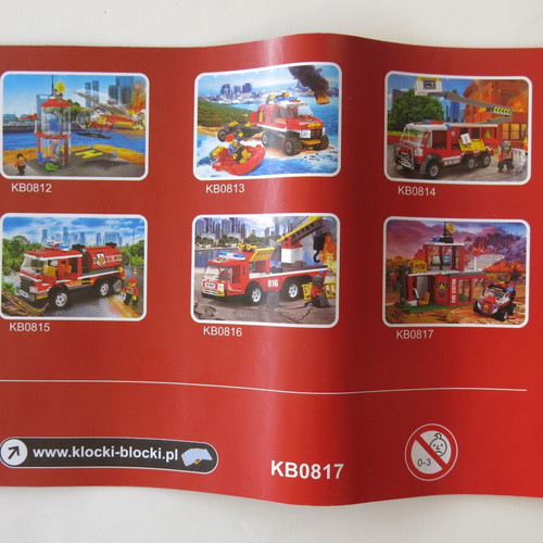 My Fire Brigade Blocki building blocks set used, without box