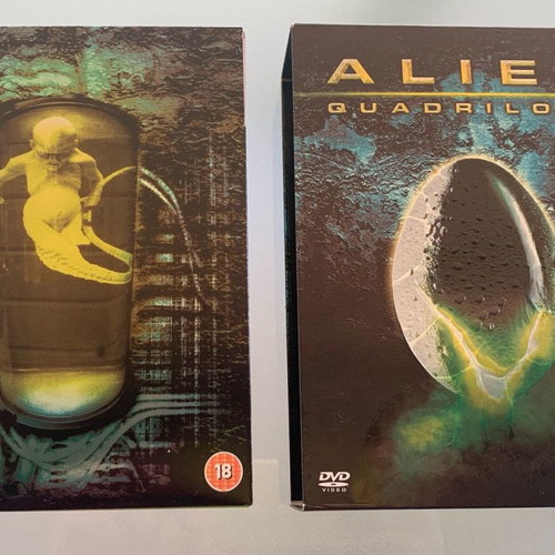 Alien Quadrilogy DVD used, 4 movies with English subtitles