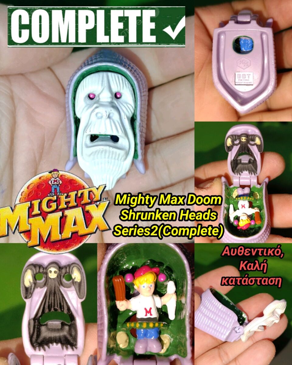 Mighty Max Shrunken Head Doom Series 2… - € 350,00 - Vendora.cy