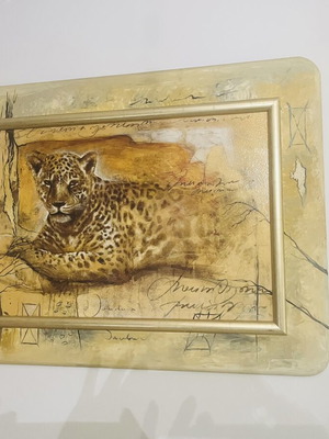 Decorative painting modern 65x85, like new