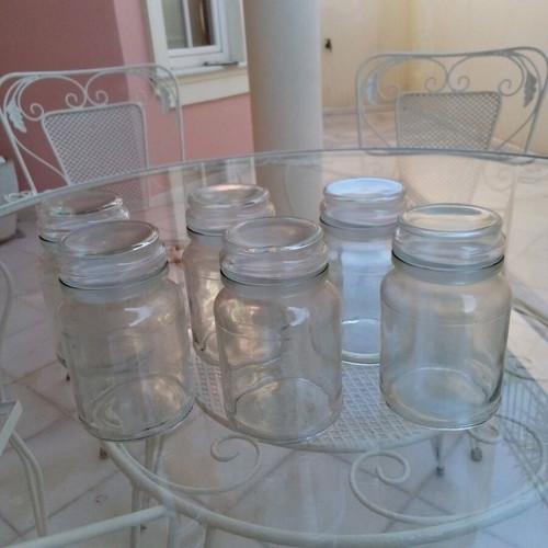 Kitchen jars like new, set of 6 pieces