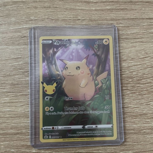Pikachu #5 Pokemon Celebrations card like new