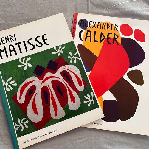 Two art books for children Matisse and Calder used
