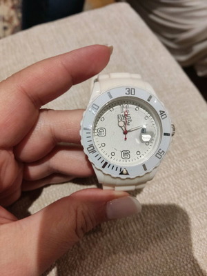 BKS watch new, white