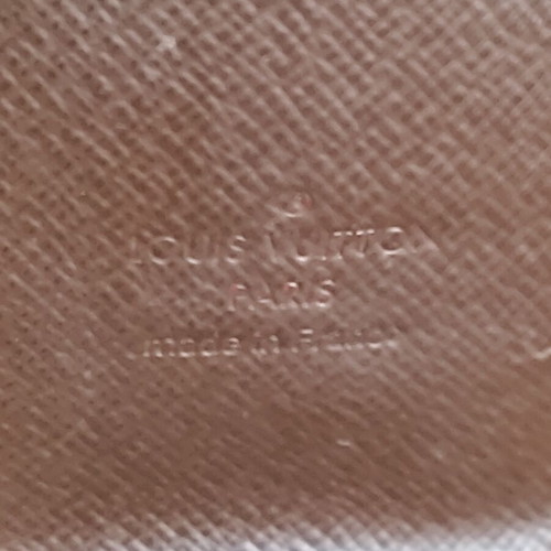 Louis Vuitton vintage damier canvas small case like new, brown