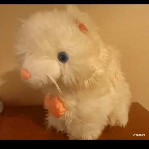 Cat toy used with battery, moves tail and makes sound