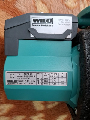 Κυκλοφορητής Wilo Top S 50/4 καινούργιος
