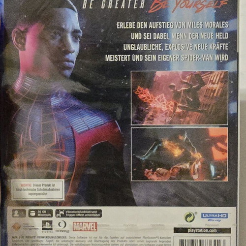 Spider-Man Miles Morales PS5 νέα παιχνίδι, γερμανική έκδοση