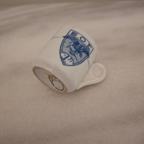 Vintage Greek Coffee Cup E.O.S. used, collectible