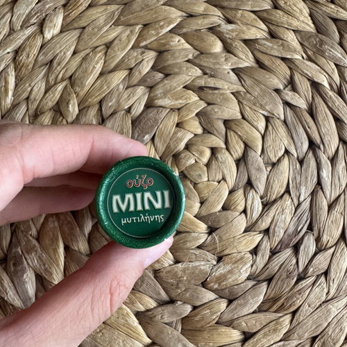 Vintage Ouzo Mini Mytilini collectible matches used
