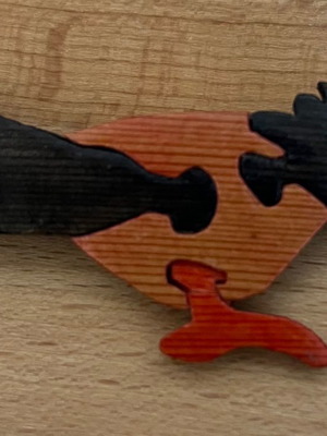Agio Pouli pin used, wooden