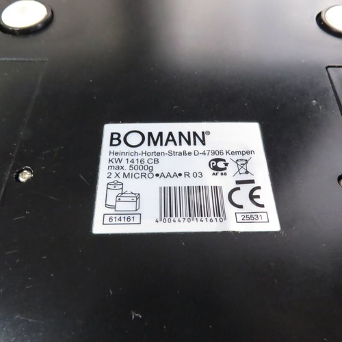 Bomann KW 1416 digital kitchen scale used, up to 5kg