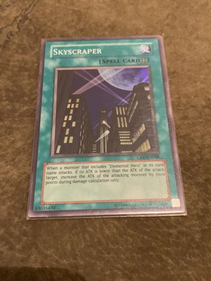 Skyscraper Yu-Gi-Oh card like new, authentic