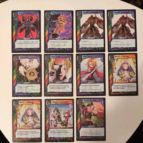 Shaman King card collection 34 cards used, holo/foil and rare