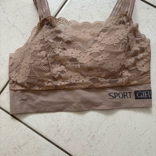 Women's lace bralette in beige, white and black, new