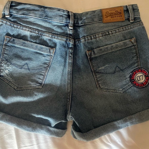 Superdry shorts like new, size W26, blue
