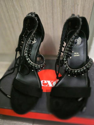 Exe women's sandals black size 39 new