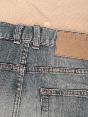 Benetton Jean pants like new, size M, blue