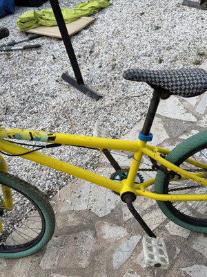 BMX bicycle used, needs inner tube and handlings