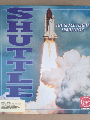 Shuttle The Space Flight Simulator like new, complete with book and poster