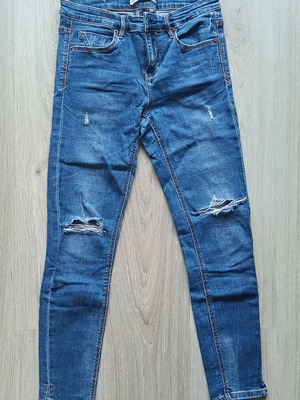 Stradivarius Low Waist skinny jeans like new, blue, size 38