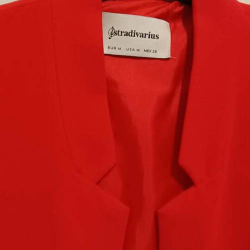 Stradivarius jacket new, red, size M