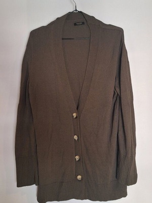 Massimo Dutti cardigan like new in brown and green