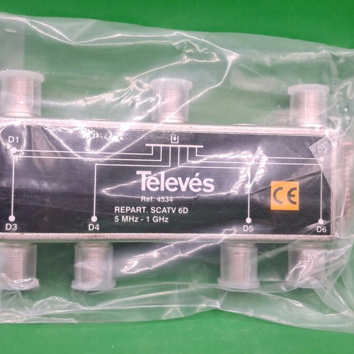 Televes 6-way splitter new