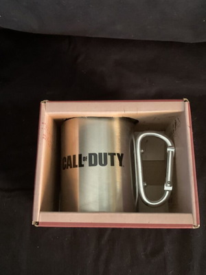 Μεταλλική κούπα Call of Duty με κρίκο-καραμπίνερ, επίσημο προϊόν
