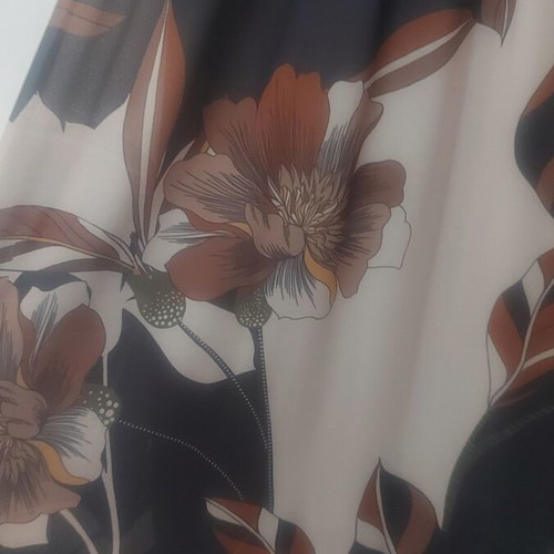 Attrattivo dress in earthy tones, long with short lining, like new