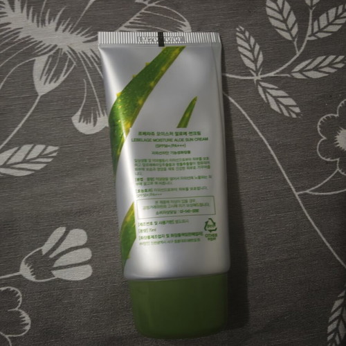 Face Sunscreen 50 SPF used