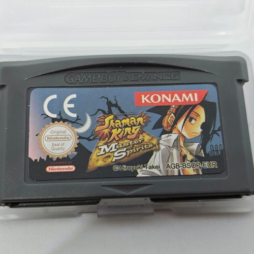 Shaman King Master of Spirits Game Boy Advance cartridge like new