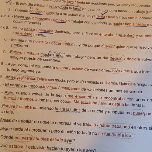 Spanish learning books used, Dele B2, grammar and vocabulary