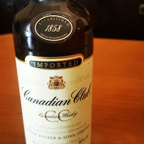 Canadian Club vintage whisky 1980s-1990s