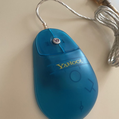 Yahoo! 4D Internet Soft Scroll Mouse vintage, unused