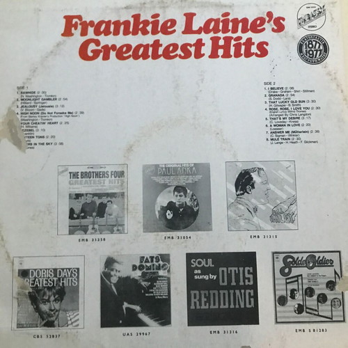 Vinyl Frankie Laine – Greatest Hits, Country, Jazz Vinyl Record Like New