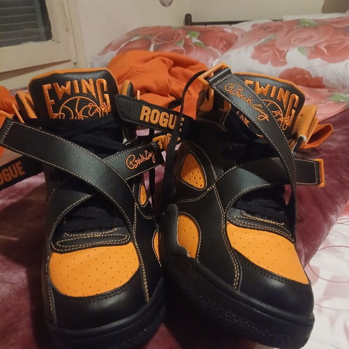 Ewing Rogue sneakers size 46 new, black and orange